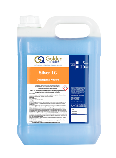 Silver LC - Detergente neutro de baixa espuma